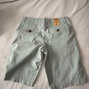 Dockers Men's Mint Green Flat Front Shorts